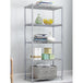 Buy 5 Tier Silver Metal Storage Rack Shelving Wire Shelf discounted | Products On Sale Australia