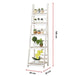 Buy 5 Tier Wooden Ladder Shelf Stand Storage Book Shelves Shelving Display Rack discounted | Products On Sale Australia