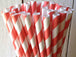 Buy 50 Pack Red White Drinking Straws Biodegradable Eco Paper Birthday Party Event Bistro Bar Cafe Take Away discounted | Products On Sale Australia