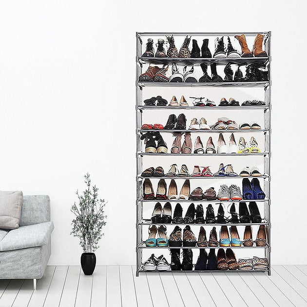 Buy 50 Pairs 10 Tiers Shoe Rack discounted | Products On Sale Australia