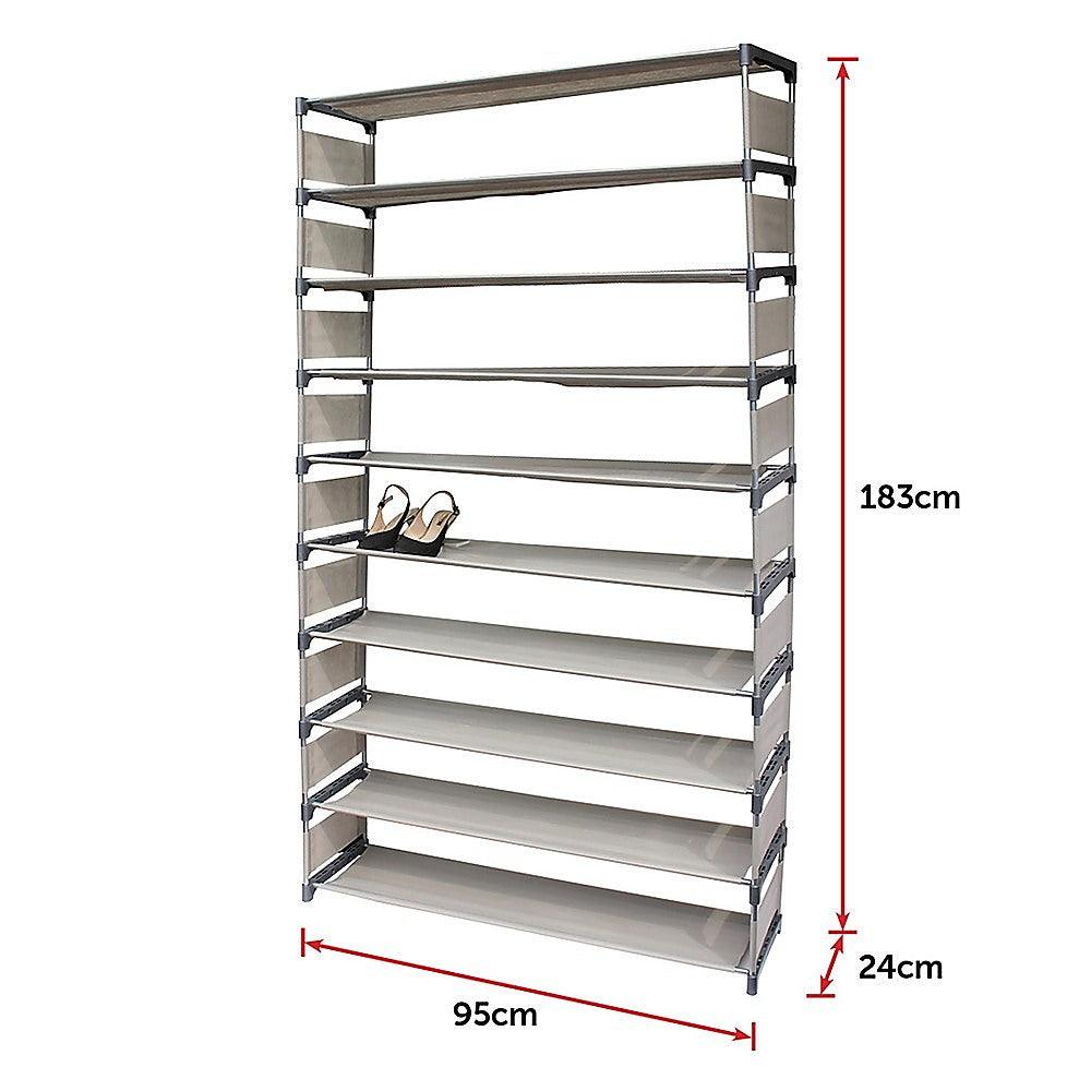 Buy 50 Pairs 10 Tiers Shoe Rack discounted | Products On Sale Australia