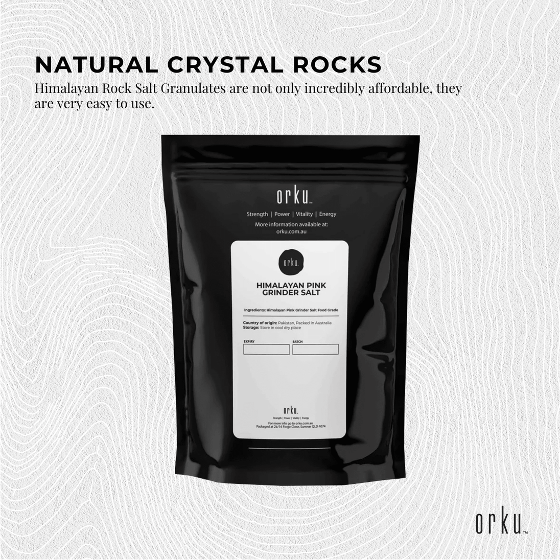 Buy 500g Pink Himalayan Bath Salts - Natural Crystal Rocks - Spa Therapy Body Scrub discounted | Products On Sale Australia