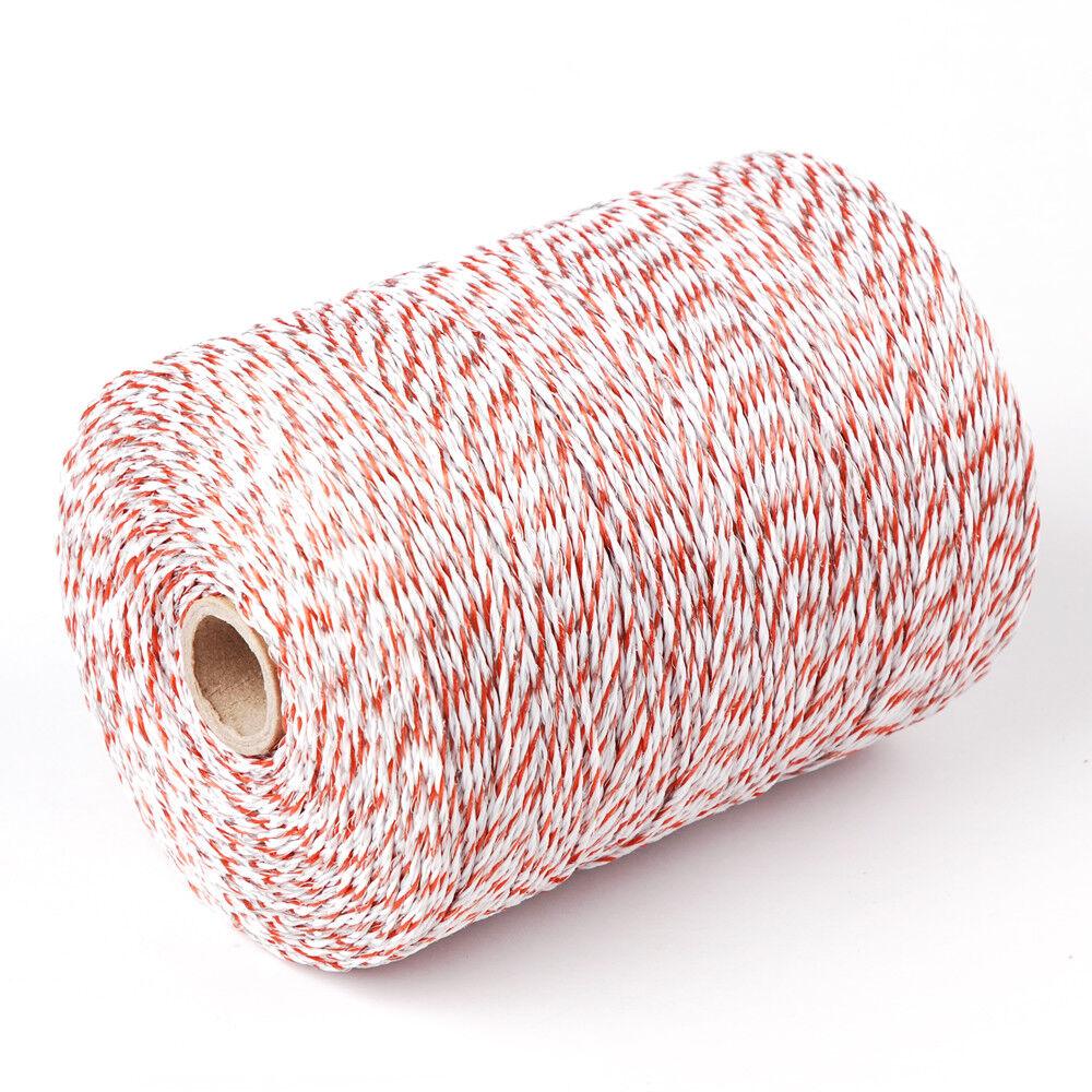 Buy 500m Roll Polywire Electric Fence Stainless Steel Poly Wire Energiser Insulator discounted | Products On Sale Australia