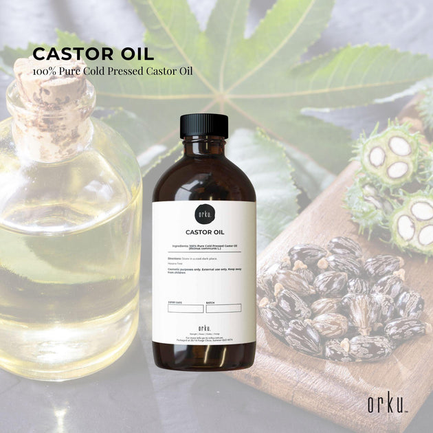 Buy 500ml Castor Oil - Hexane Free Cold Pressed Virgin Skin Hair Care discounted | Products On Sale Australia