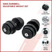 Buy 50KG Dumbbell Adjustable Weight Set discounted | Products On Sale Australia