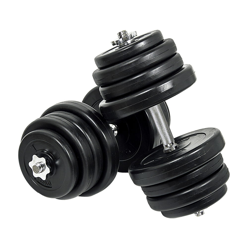 Buy 50KG Dumbbell Adjustable Weight Set discounted | Products On Sale Australia