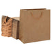 Buy 50pcs Bulk Kraft Paper Bags Pack Brown Shopping Retail Gift Bags Reusable Brown discounted | Products On Sale Australia