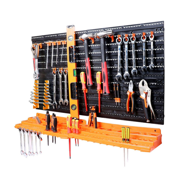 Buy 52Pc Wall Mounted Tool Storage Rack Wrench Spanner Holder Screwdriver Pliers New discounted | Products On Sale Australia