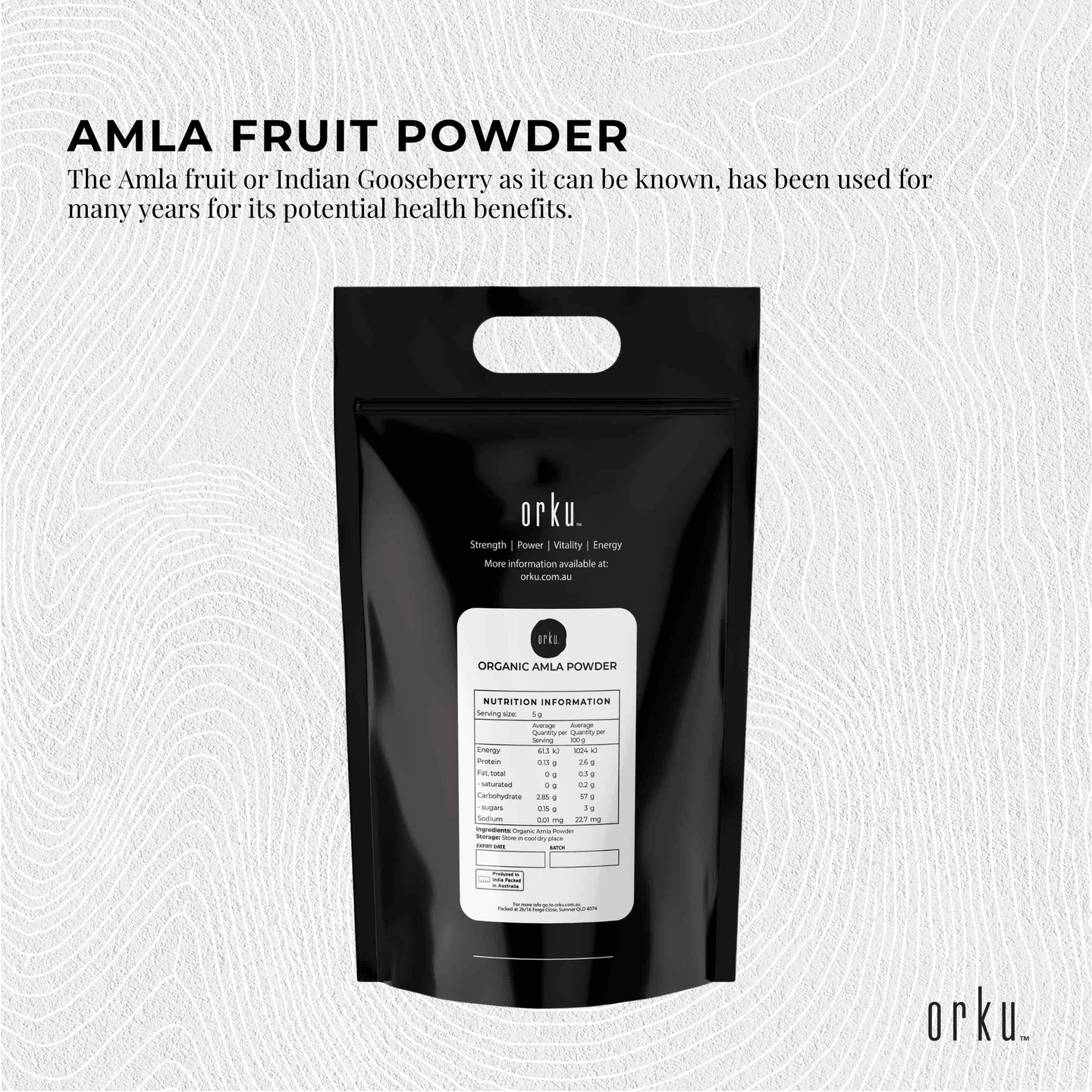 Buy 5Kg Organic Amla Powder Indian Gooseberry Emblica Officinalis Fruit Supplement discounted | Products On Sale Australia