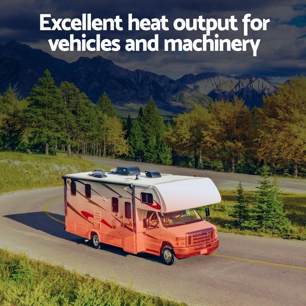 Buy 5KW Portable Diesel Air Heater Remote Control LCD Display Quick Heat Car RV Bus Boat discounted | Products On Sale Australia