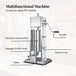 Buy 5L Manual Vertical Sausage Filler - Stainless Stuffer Meat Press Machine discounted | Products On Sale Australia