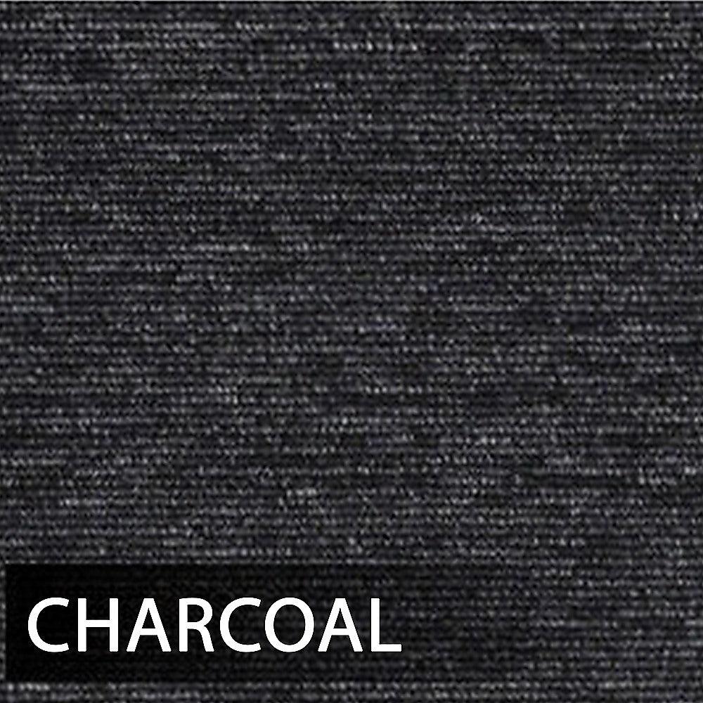 Buy 5m2 Box of Premium Carpet Tiles Commercial Domestic Office Heavy Use Flooring Charcoal discounted | Products On Sale Australia