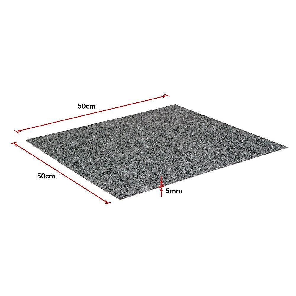 Buy 5m2 Box of Premium Carpet Tiles Commercial Domestic Office Heavy Use Flooring Grey discounted | Products On Sale Australia