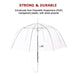 Buy 5x Clear Transparent Rain Walking Umbrella Parasol PVC Dome Wedding Party Favour discounted | Products On Sale Australia