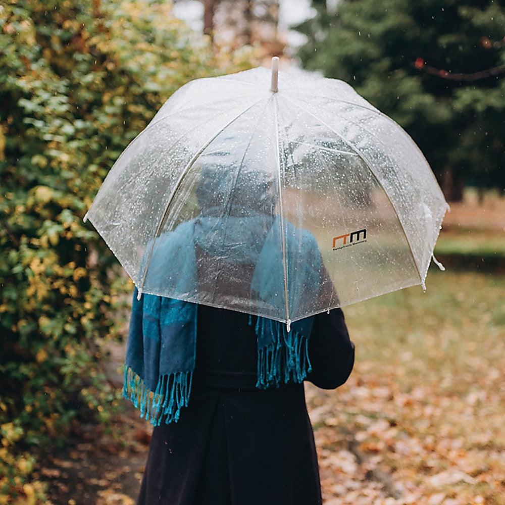 Buy 5x Clear Transparent Rain Walking Umbrella Parasol PVC Dome Wedding Party Favour discounted | Products On Sale Australia