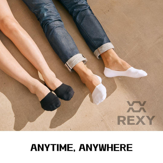 Buy 5X Rexy Daily No Show Ankle Socks Large Non-Slip Breathable MULTI COLOUR discounted | Products On Sale Australia