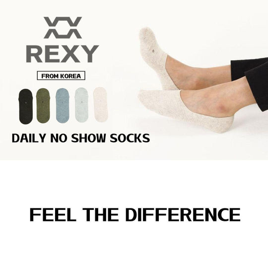 Buy 5X Rexy Daily No Show Ankle Socks Large Non-Slip Breathable MULTI COLOUR discounted | Products On Sale Australia