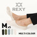 Buy 5X Rexy Daily No Show Ankle Socks Medium Non-Slip Breathable MULTI COLOUR discounted | Products On Sale Australia