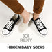 Buy 5X Rexy Daily No Show Ankle Socks Medium Non-Slip Breathable MULTI COLOUR discounted | Products On Sale Australia