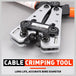 Buy 6-50 mm2 Wire Crimper Cable Crimp Electric Tube Crimping Hand Tool Battery Lug discounted | Products On Sale Australia