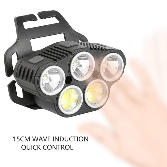 Buy 6 Modes LED Head Torch Induction Headlight Camping COB Infrared Strong Lights discounted | Products On Sale Australia