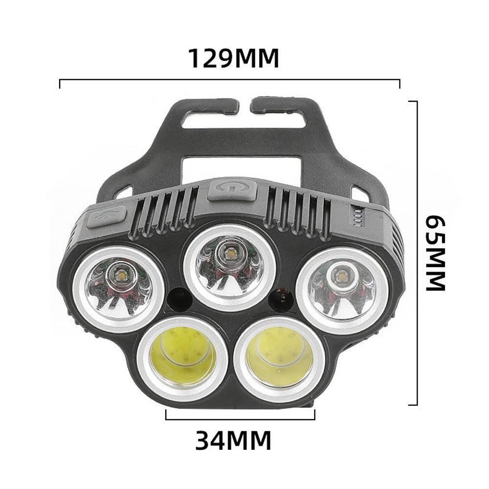 Buy 6 Modes LED Head Torch Induction Headlight Camping COB Infrared Strong Lights discounted | Products On Sale Australia