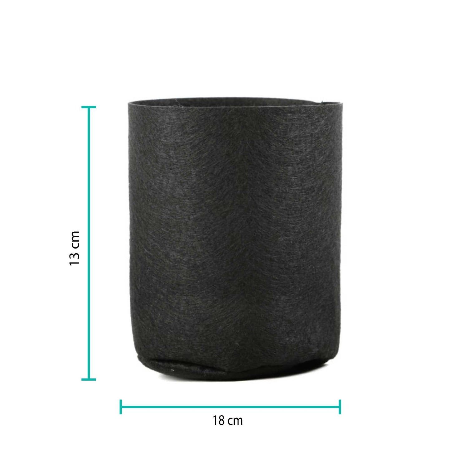 Buy 6 Pck 1 Gallon Fabric Flower Pots 3.8L Garden Planter Bags Black Felt Root Pouch discounted | Products On Sale Australia