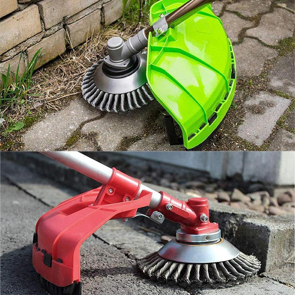 Buy 6" Weed Brush Steel Wire LawnMower Grass Cutter Head Garden Trimmer Wheel AU discounted | Products On Sale Australia