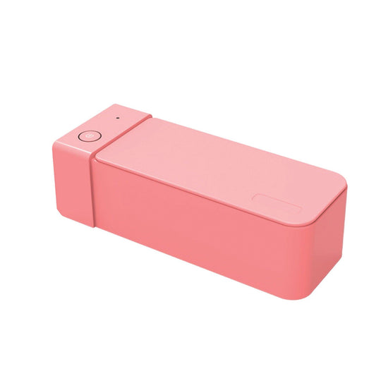 Buy 600ml Ultrasonic Jewellery Cleaner Mini Pink - Portable Personal Sonic Bath discounted | Products On Sale Australia