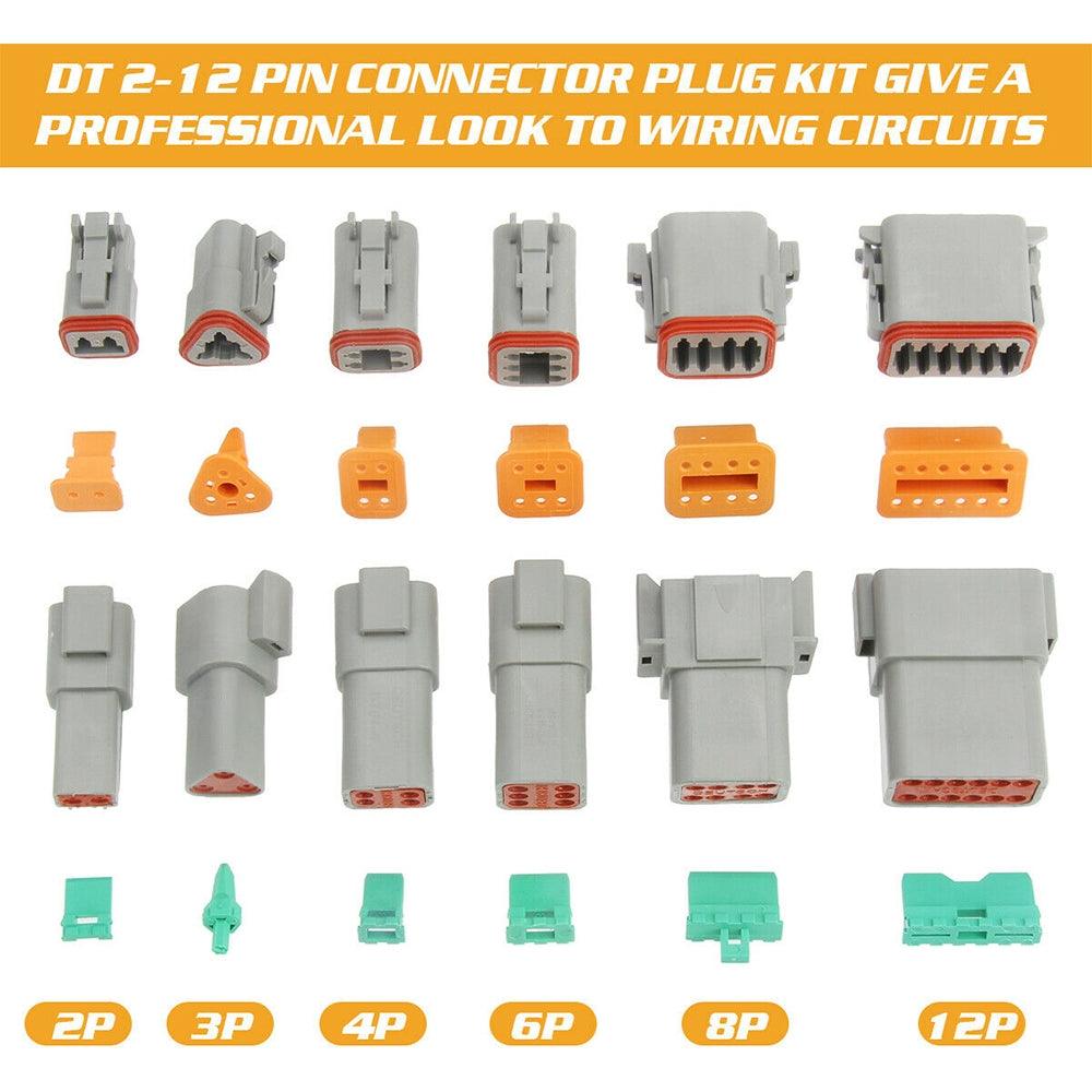 Buy 600PCS Deutsch DT Connector Plug Kit With Genuine Deutsch Crimp Tool Auto Marine discounted | Products On Sale Australia