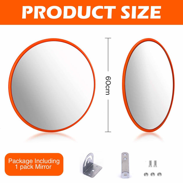 60cm Traffic Blind Spots Curved Convex Mirror Wide Angle for Driveway Warehouse Garage Security Products On Sale Australia | Commercial > Commercial Others Category