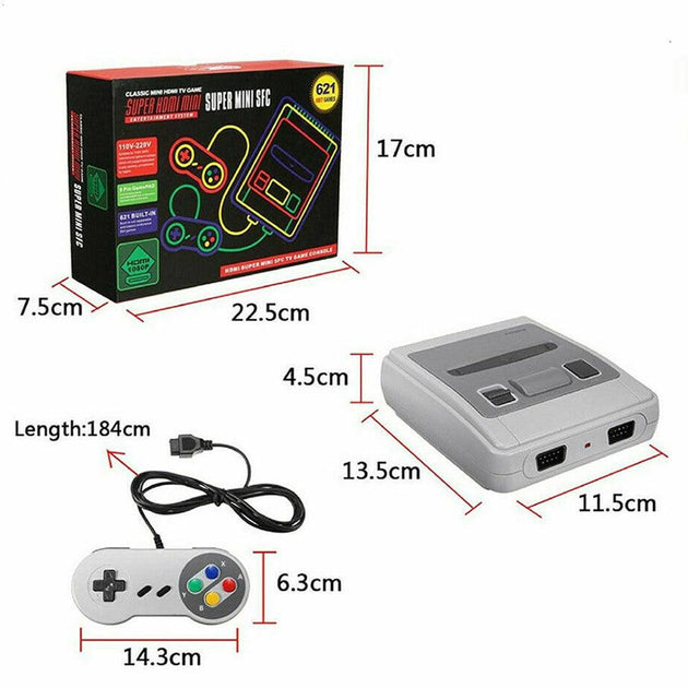 Buy 621-IN-1 Retro Classic Mini Handheld Game Console TV HDMI 2 Controller Gamepad discounted | Products On Sale Australia