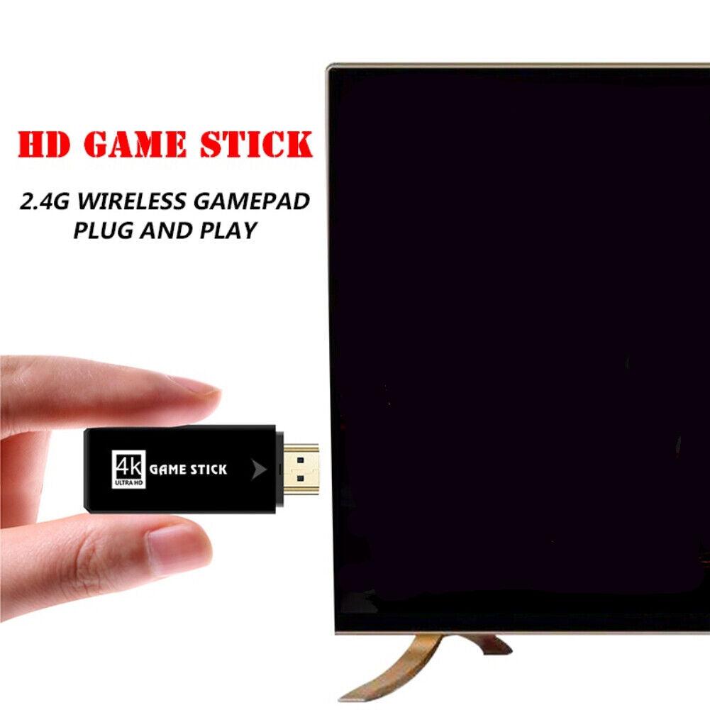 Buy 64G 15000+ Retro Classic Video Game Console Stick+2 Wireless Controller HDMI TV discounted | Products On Sale Australia