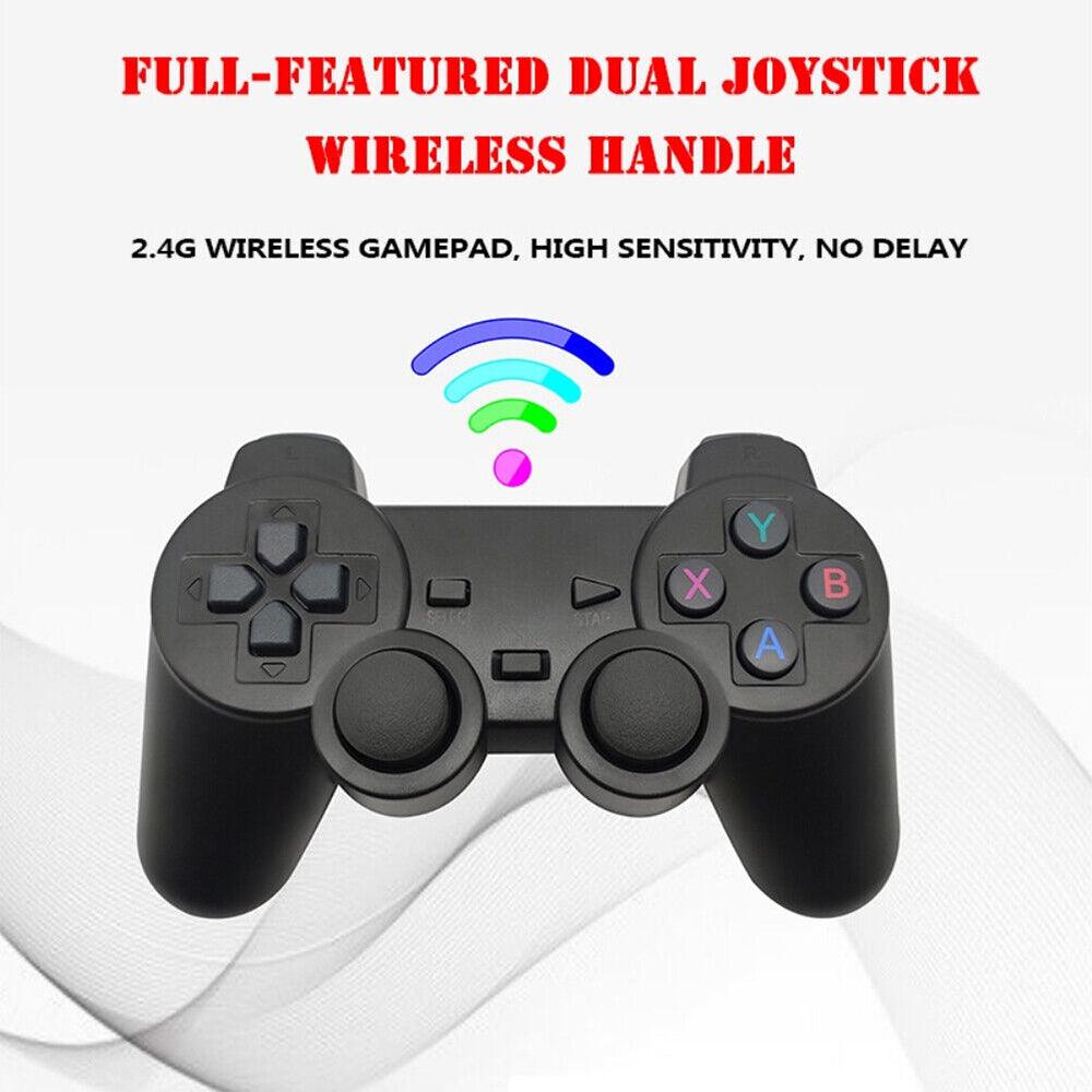 Buy 64G 15000+ Retro Classic Video Game Console Stick+2 Wireless Controller HDMI TV discounted | Products On Sale Australia