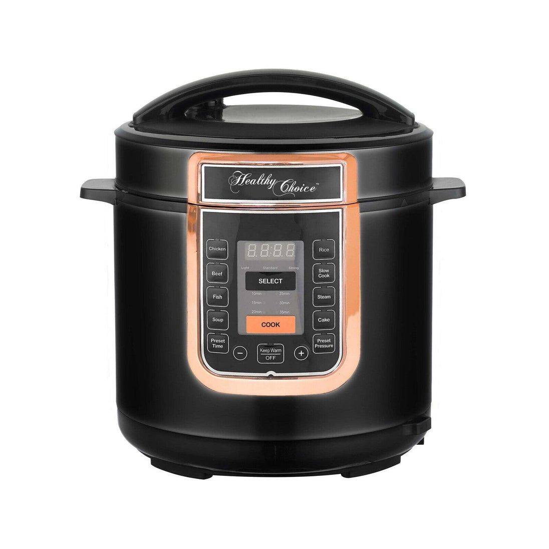 Buy 6L Electric Slow & Pressure Cooker (Black) 8 Programs, 1000W discounted | Products On Sale Australia