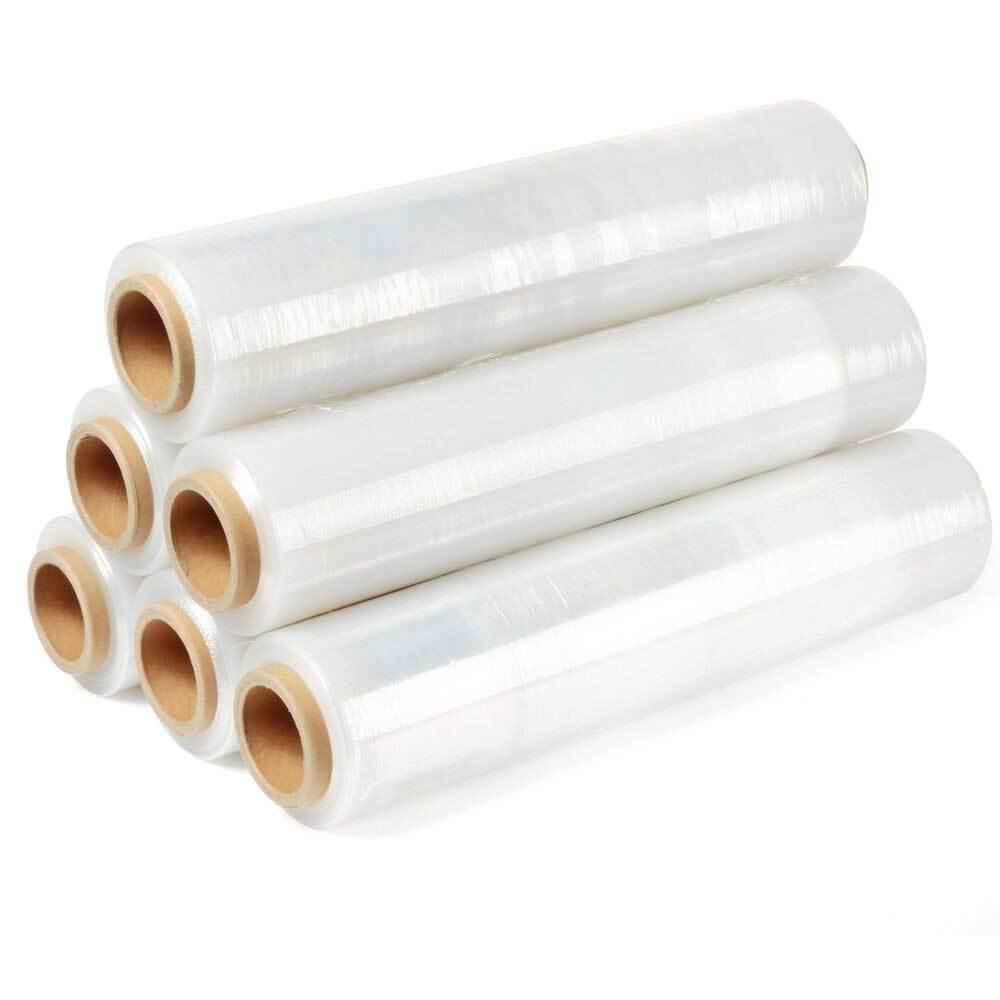 Buy 6x Clear Pallet Wrap Eco Plastic Rolls 500mmx300m - Shrink Wrapping Stretch Film discounted | Products On Sale Australia