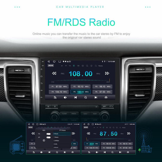 Buy 7 inch Car Radio 2 DIN GPS FM RDS WIFI w/ Rear Camera For Android IOS CarPlay AU discounted | Products On Sale Australia