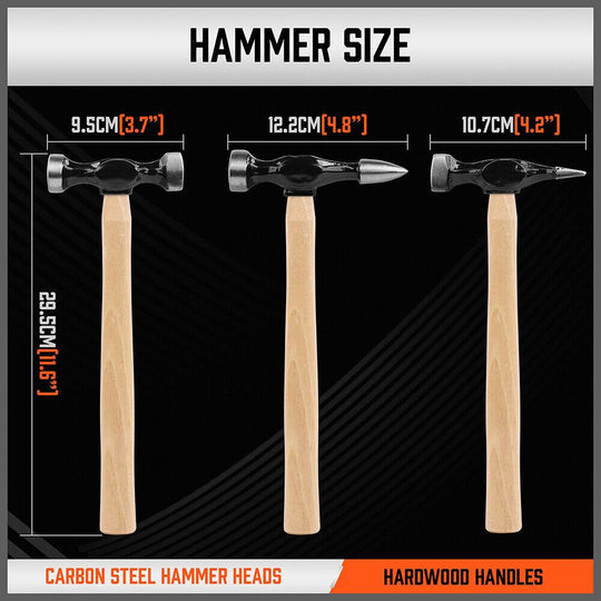 Buy 7 Piece Car Dent Auto Body Panel Repair Tool Kit Wooden Handles Beating Hammers discounted | Products On Sale Australia