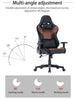 Buy 7 RGB Lights Bluetooth Speaker Gaming Chair Ergonomic Racing chair 165° Reclining Gaming Seat 4D Armrest Footrest Black discounted | Products On Sale Australia