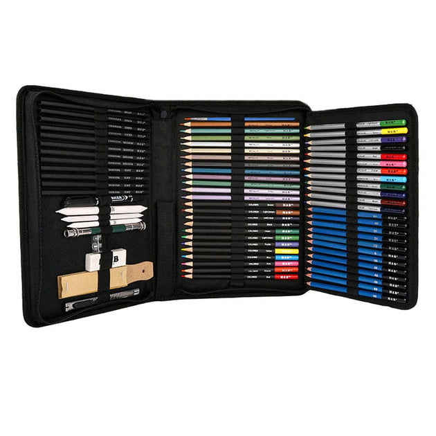72pcs Professional Drawing Artist Kit Set Pencils and Sketch Charcoal Art Tools Products On Sale Australia | Baby & Kids > Baby & Kids Others Category