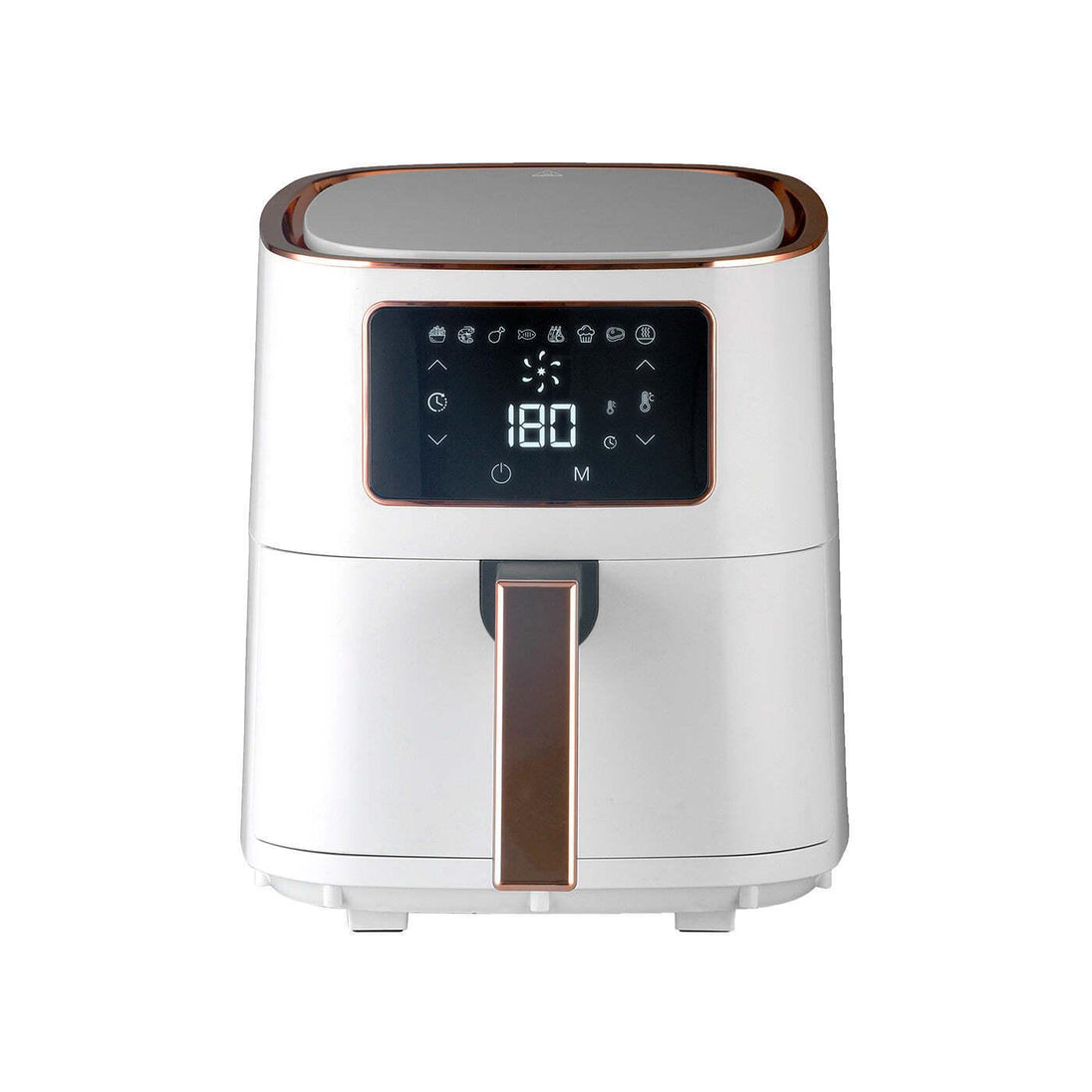 Buy 7L Digital Air Fryer (White Rose Gold) 1700W, <200°C, 8 Cooking Settings discounted | Products On Sale Australia