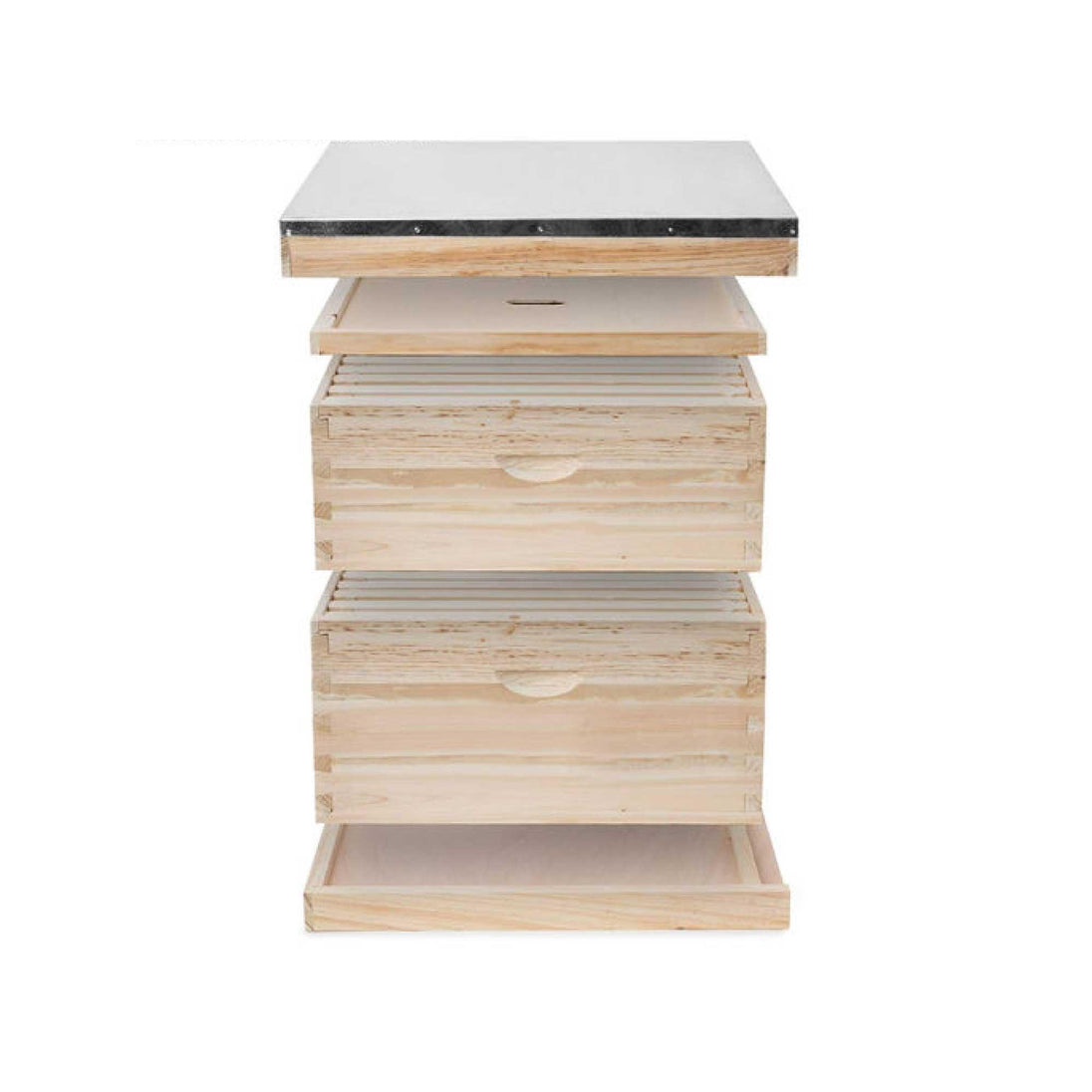 Buy 8 Frame Double Beehive Box 16 Frames Australian Bee Hive Langstroth Beekeeping discounted | Products On Sale Australia