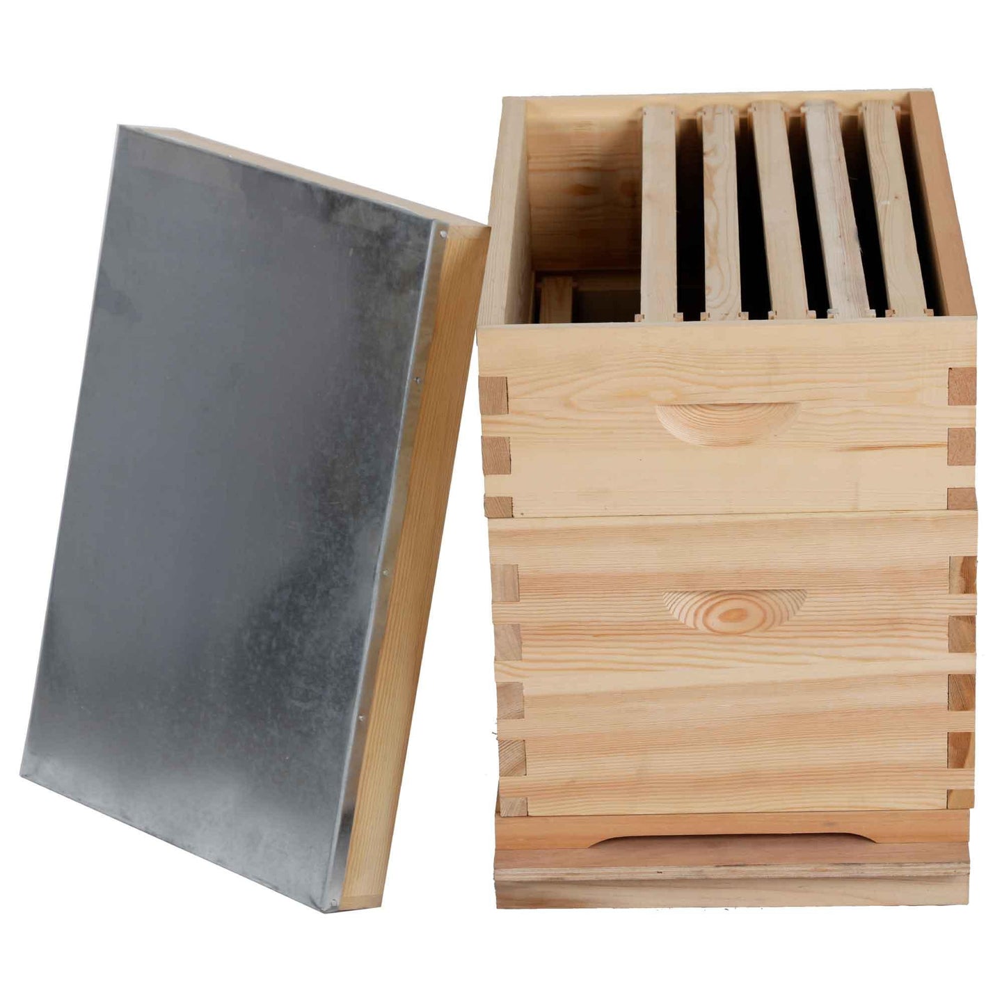 Buy 8 Frame Double Beehive Box 16 Frames Australian Bee Hive Langstroth Beekeeping discounted | Products On Sale Australia