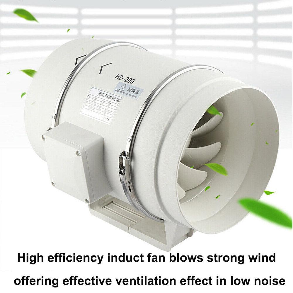 Buy 8" Inch Extractor Fan+Remote Duct Hydroponic Air Circulation Exhaust Vent discounted | Products On Sale Australia