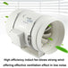 Buy 8" Inch Silent Extractor Fan Duct Hydroponic Inline Exhaust Vent Industrial discounted | Products On Sale Australia