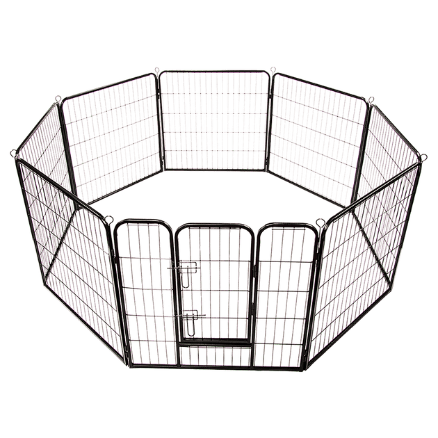 Buy 8 Panel Heavy Duty Pet Dog Playpen Puppy Exercise Fence Enclosure Cage discounted | Products On Sale Australia