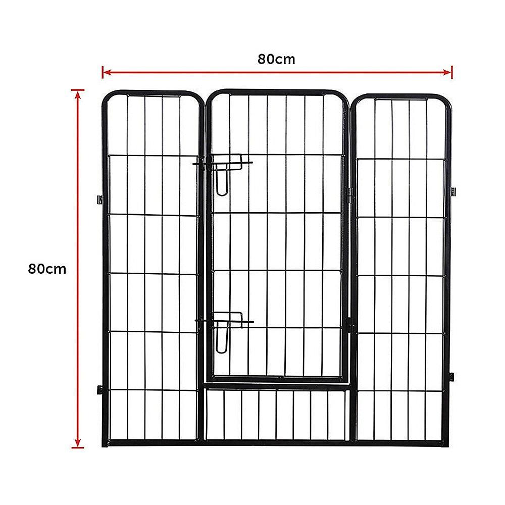 Buy 8 Panel Heavy Duty Pet Dog Playpen Puppy Exercise Fence Enclosure Cage discounted | Products On Sale Australia