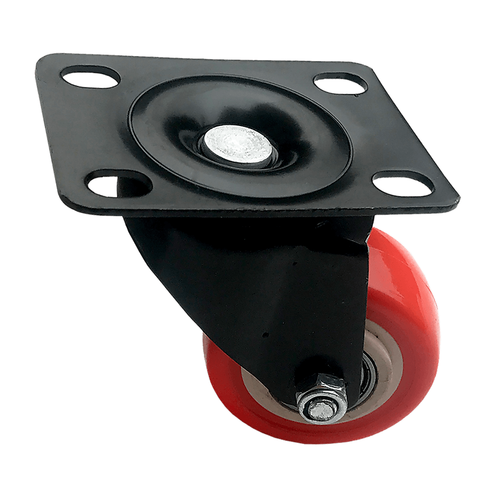 Buy 8 x 2" Polyurethane Castor Wheels - Swivel and 4 with brake discounted | Products On Sale Australia