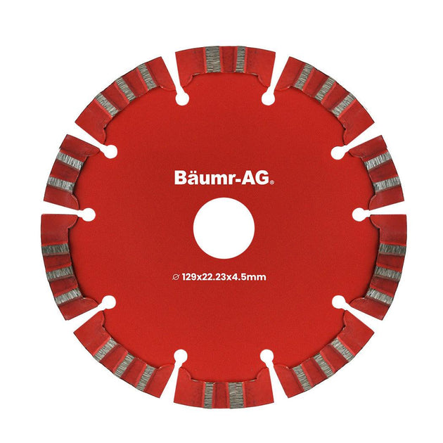 Buy 8 x BAUMR-AG 5" Replacement Diamond Blades for Wall Chaser Machines discounted | Products On Sale Australia