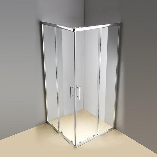 Buy 800 x 1000mm Sliding Door Nano Safety Glass Shower Screen By Della Francesca discounted | Products On Sale Australia